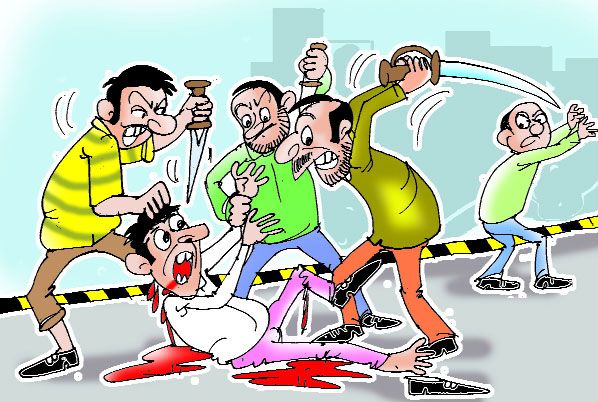 two side clash जमीनी विवाद में मारपीट, एक की मौत, गांव में तनाव