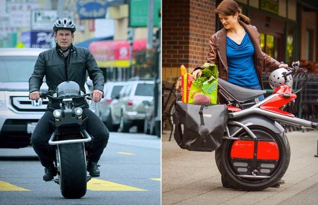 one wheeled bike लो आ गई एक पहिए वाली मोटरसाइकिल, देखें वीडियो