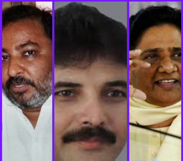 dayashankar, mayawati and vineet अब मायावती के पास नहीं जवाब, झारखंड में फरारी काट रहा था बाहुबली बसपा प्रत्याशी