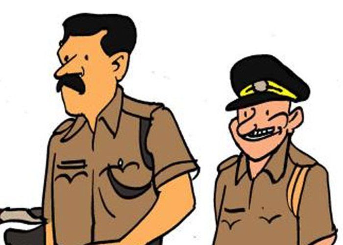 police1 वाह री पुलिस! लुटेरों को दबोचने के बाद दर्ज किया मामला