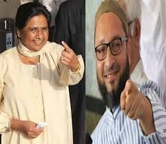 mayawati and owaisi यूपी में लगेगा जय
