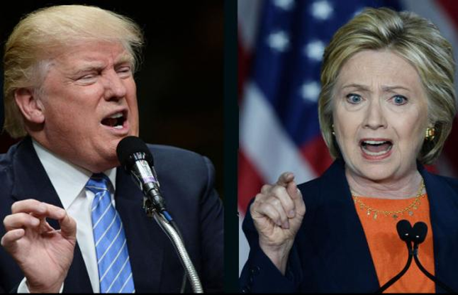 Hillary Clinton And Donald Trump ट्रंप पर हिलेरी को 12 अंकों की बढ़त : सर्वेक्षण