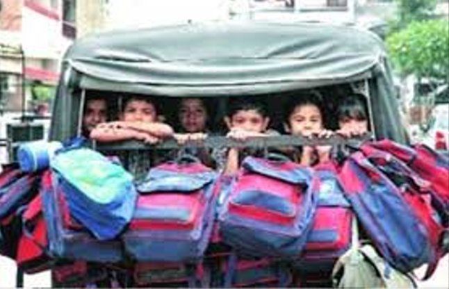 bangalore news स्कूली वाहनों के खिलाफ अभियान