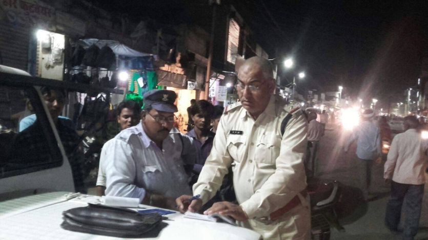 vehicle checking, जिले भर में चली चालानी कार्रवाई