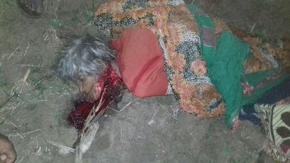 Leopard old woman was the victim of. तेदुंए ने किया वृद्ध महिला का शिकार