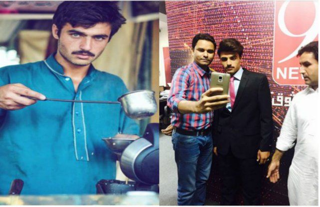 Pakistani tea seller पाकिस्तान का 'चाय वाला' बन गया मॉडल