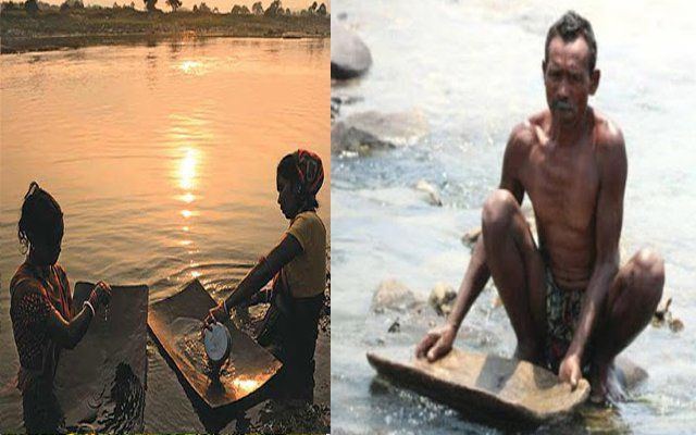 jharkhand gold in river झारखंड के इस क्षेत्र में 15-20 सालों से लोग निकल रहे सोना, सरकार बेखबर