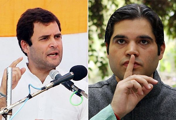 rahul राहुल बनाम वरुण: मुद्दा एक लेकिन बड़े भाई पर भारी छोटा भाई !