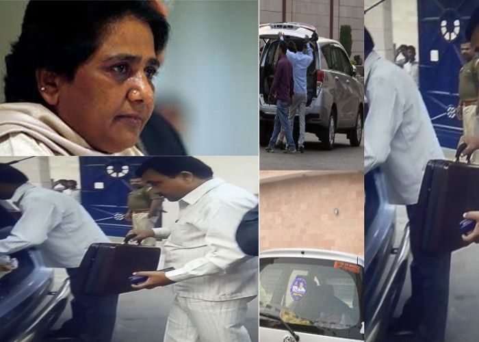 mayawati मोदी के फैसले के बाद BSP दफ्तर में मचा हड़कंप, गाड़ी में बैग भर-भर के भागने लगे नेता!