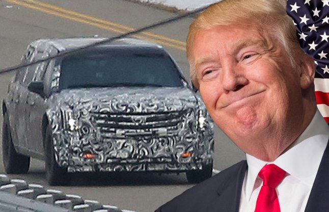 donald trump car photo हथियारों से लैस इस कार में व्हाइट हाउस जाएंगे ट्रम्प, जानिए कितनी सेफ है