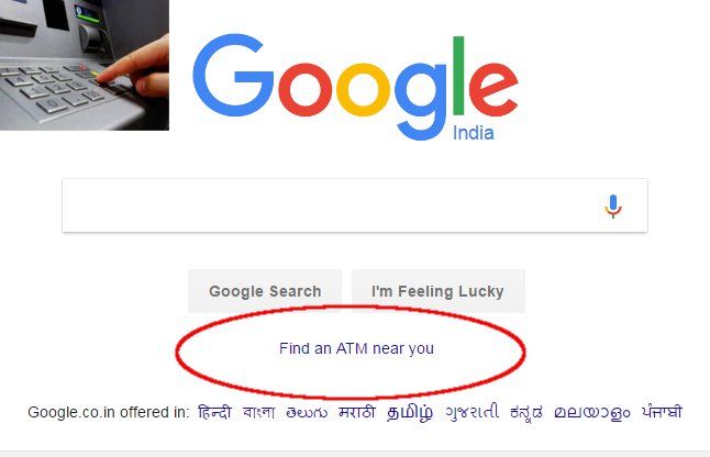 what atms accept google pay