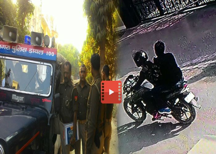 robbers UP 100 को लुटेरों का खुला चेलैंज, चेकिंग प्वाइंट से चंद कदमों की दूरी पर लूट