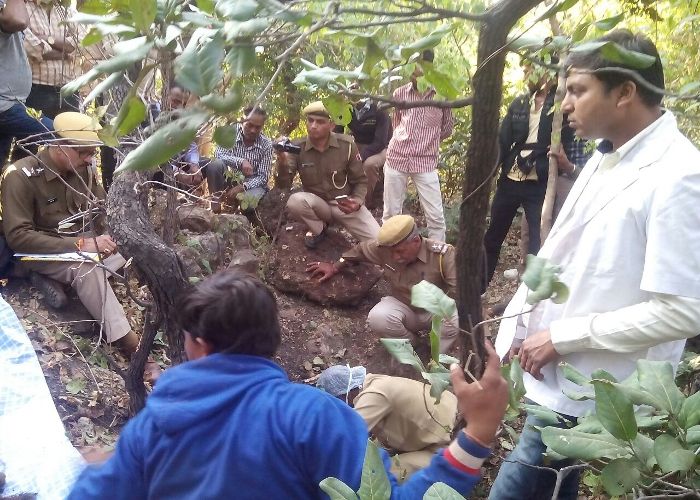 shivpuri राजस्थान से अपहृत युवक का बदरवास के कुम्हरौआ के जंगलों में मिला कंकाल