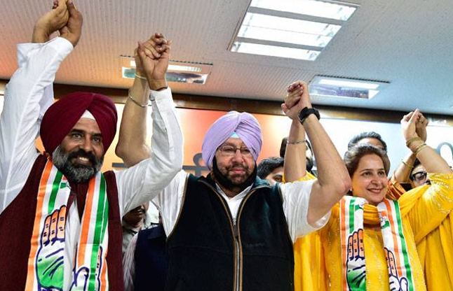 captain amarinder and navjot kaur नवजोत कौर और कैप्टन अमरिंदर सिंह मौका परस्त: भाजपा
