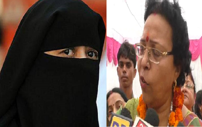 bjp leader statement on triple talaq भाजपा नेत्री ने तीन तलाक मुद्दे को लेकर मुस्लिम महिलाओं पर दिया बड़ा बयान