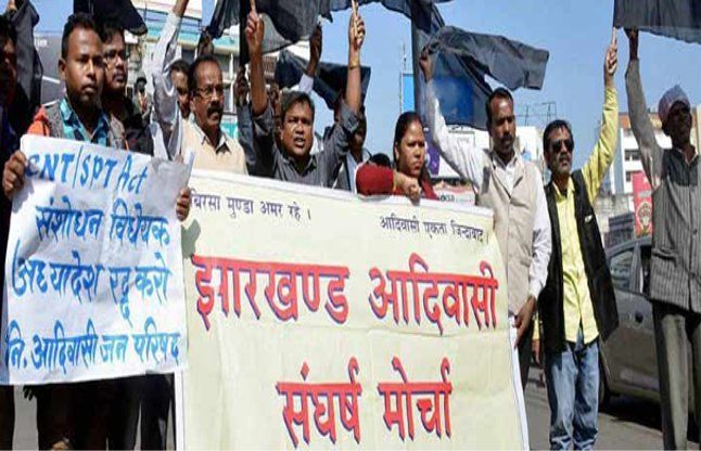 Jharkhand news, jharkhand tribal, Jharkhand off, C झारखंड बंद: सीएनटी-एसपीटी कानून में संशोधन के खिलाफ आदिवासी आक्रोश