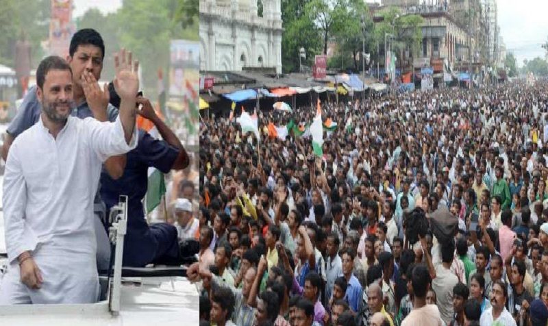 Rahul gandhi rally नोटबंदी के खिलाफ आज जौनपुर में गरजेंगे राहुल, एक लाख से ज्यादा भीड़ जुटने का दावा
