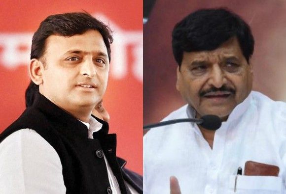 akhilesh yadav- shivpal yadav चाचा भतीजे की लड़ाई में आजमगढ़ के ये तीन विधायक बन सकते हैं बलि का बकरा