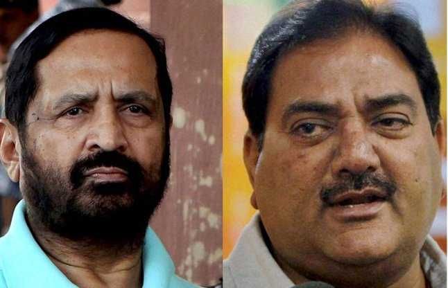 Suresh Kalmadi and Abhay Singh Chautala खेल मंत्रालय ने आईओए पर से हटाया प्रतिबंध