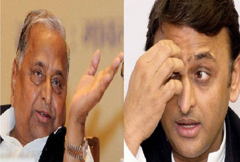 CM Akhilesh Yadav and Mulayam 2 अखिलेश ने जताया आजमगढ़ के विधायकों पर विश्वास, मुलायम के करीबियों का भी रखा खयाल