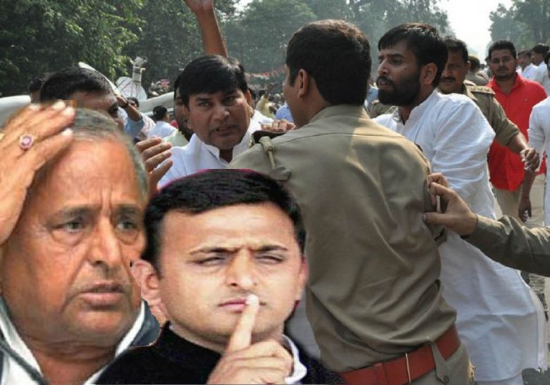 High alert after Samajwadi Party crisis मुलायम व अखिलेश की जंग से जौनपुर में एलर्ट, सपाई हो सकते हैं हिंसक