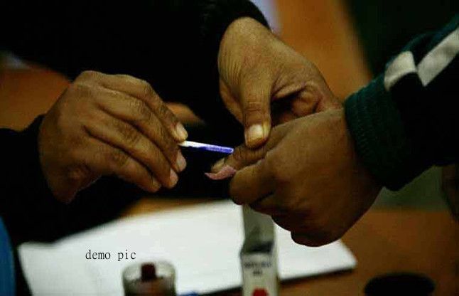 Maharashtra Civic Election मतदान करने लिए इन युवाअों ने अपनाया ये तरीका