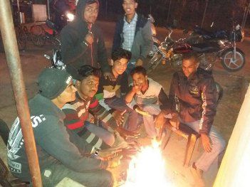 Due to the wave of modesty resort bonfire. 2.5 डिग्री पर पहुंचा तापमान