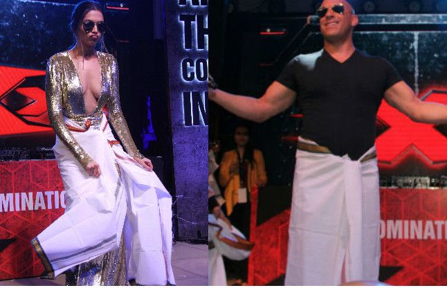 deepika1 दीपिका संग विन डीजल ने किया ऐसा लुंगी डांस कि लोग देखते ही रह गए, देखें वीडियो