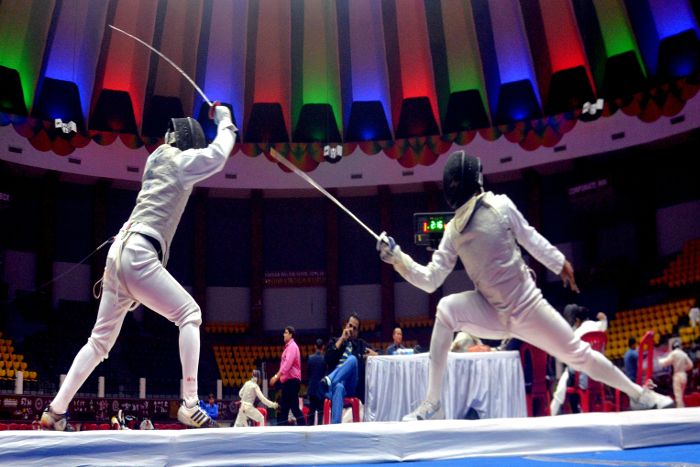 national fencing games सीनियर नेशनल फेंसिंग गेम: छत्तीसगढ़ की झोली में एक और कास्य पदक