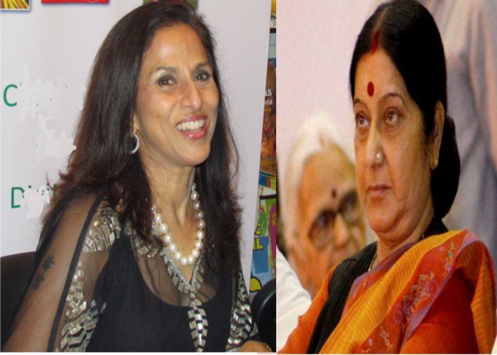 controversy on twitter शोभा-डे ने सुषमा स्वराज को ट्वीट पर दी सलाह, तो लोगों को आया गुस्सा