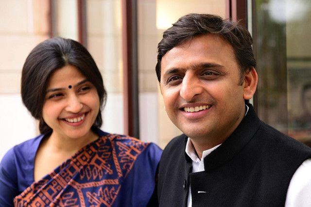 akhilesh yadav अखिलेश की 'जीत की चाबी, डिंपल भाभी'