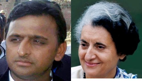 akhilesh and indira जो काम इंदिरा नहीं कर सकीं, अखिलेश ने कर दिखाया