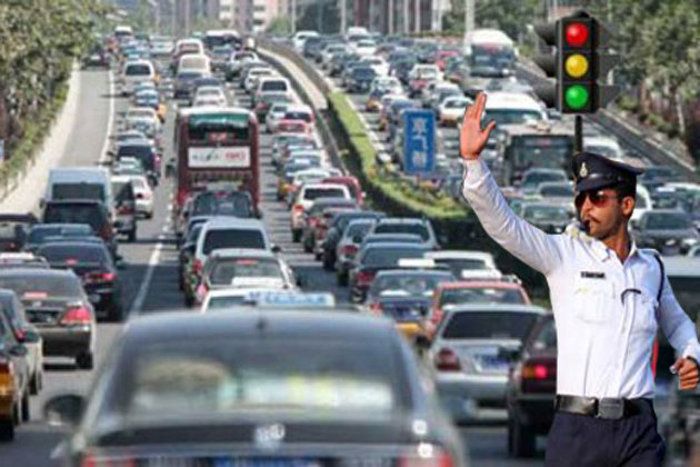 heavy traffic in bhopal,traffic police bhopal,mp इन्वेस्टर्स समिट पर बदलेगी राजधानी की ट्रैफिक व्यवस्था
