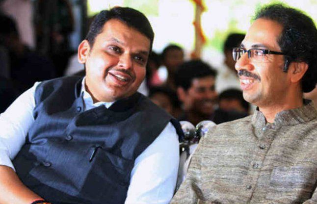 BJP and Shiv Sena alliance शिवसेना ने सीएम फडनवीस पर लगाए आरोप