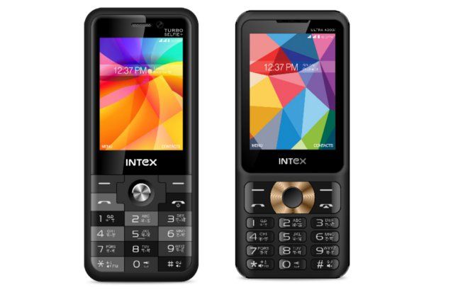 intex phone इंटेक्स ने लांच किए कम कीमत के 2 नए फीचर फोन