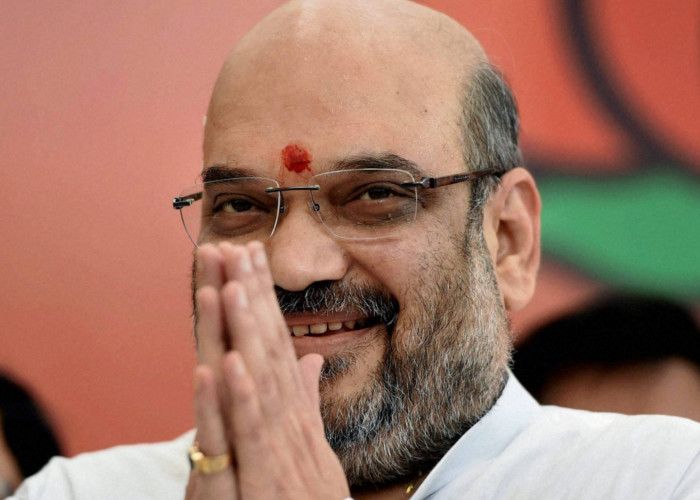 Amit Shah अमित शाह ने अमेठी में भरी हुंकार, सपा-बसपा पर साधा निशाना