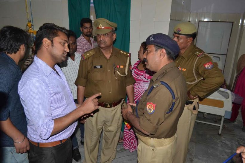 gun Shot रंगदारी न देने पर डेयरी संचालक को गोली मारी