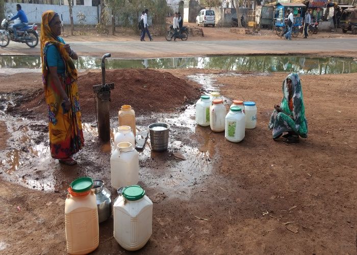 water problam सर्दी में ही गहराने लगा जल संकट