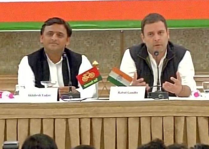 rahul and akhilesh गठबंधन से कांग्रेस को मिली संजीवनी, सपा को नहीं मिला फायदा !