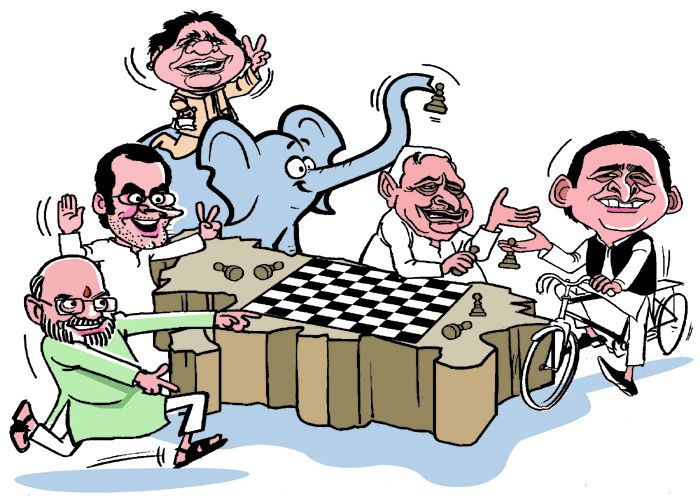 UP Election 2017 UP Election 2017: दिग्गजों ने झोंकी ताकत : सबका दावा हम जीतेंगे उत्तर प्रदेश