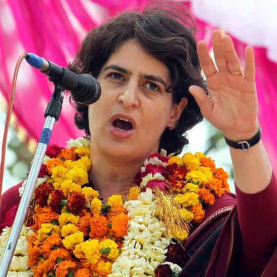 priyanka gandhi यूपी में अाज थमेगा तीसरे चरण का प्रचार, प्रियंका गांधी करेंगी रैली