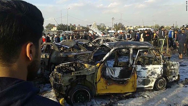 Baghdad bomb blast 50 killed बगदाद में ISIS ने शिया भीड़ को बनाया गया निशाना; विस्फोट में 52 की मौत