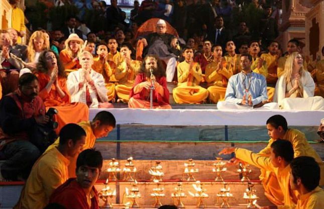 international yoga festival अन्तरराष्ट्रीय योग महोत्सव का शुभारम्भ
