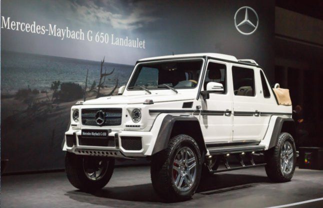 Maybach G650 Landaulet जेनेवा ऑटो शो में मर्सडीज ने उतारी महंगी SUV Maybach G650 Landaulet, कीमत 3.34 करोड़