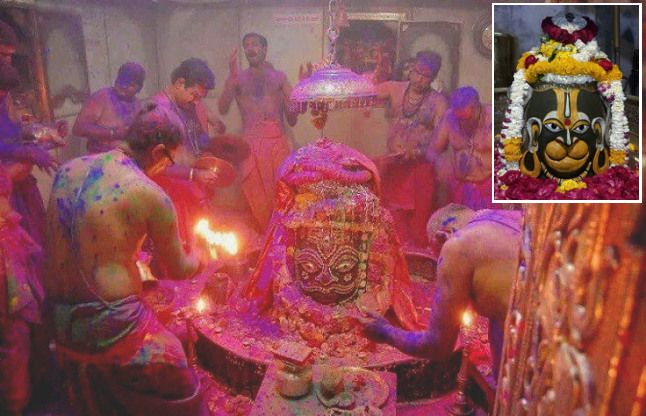 mahakal holi महाकाल के आंगन में 17 क्विंटल फूलों से खेली होली
