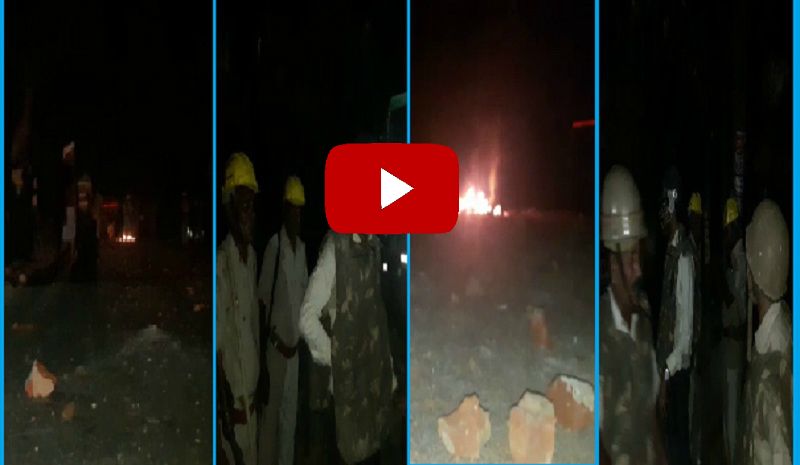 Violence Video जौनपुर में पुलिस और पब्लिक के बीच हिंसा का VIDEO