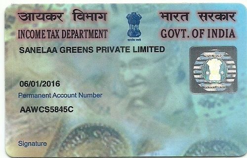 Pan card केंद्रीय प्रत्यक्ष कर बोर्ड ने नई कंपनियों को एक दिन में जारी किया पैन