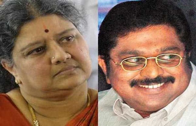 Sasikala Dinakaran शशिकला, दिनाकरन को किया गया अन्नाद्रमुक से अलग