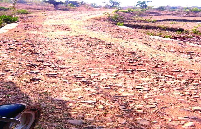 gram sadak प्रधानमंत्री ग्राम सड़क योजना से बनी सड़क गाडिय़ां तो दूर सायकल चलाने योग्य नहीं