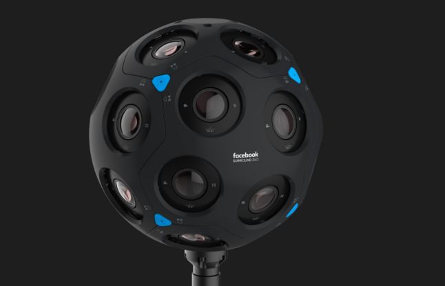 facebook camera Facebook ने पेश किया 24 लेंस वाला वर्चुअल रियलिटी कैमरा